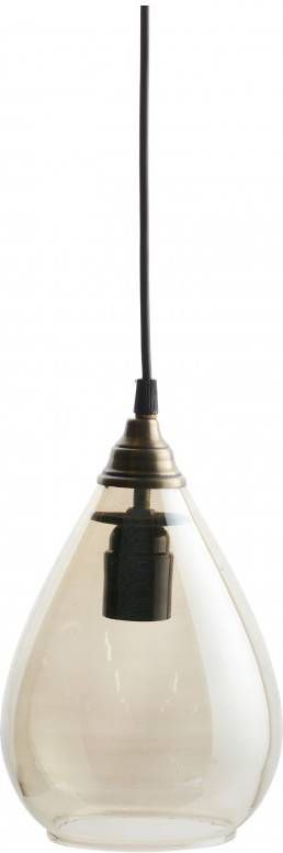 BePureHome Hanglamp 'Simple' Glas Medium, kleur Antique Brass online kopen