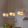 Its about RoMi Hanglamp 'Carrara' 6 lamps, Marmerlook, kleur Wit online kopen