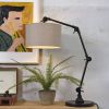 Its about RoMi Tafellamp 'Amsterdam' Met stoffen kap, 100cm, kleur Donkerbeige online kopen