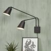 Its about RoMi Wandlamp 'Bremen' 2 lamps, kleur Zwart online kopen