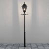 Konstsmide Staande Buitenlamp 'Pallas' 260cm hoog, E27 max 100W / 230V, kleur Zwart online kopen