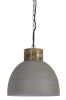 Light & Living Hanglamp 'Samana' 40cm, hout kop beton wit, kleur Beton kleur online kopen