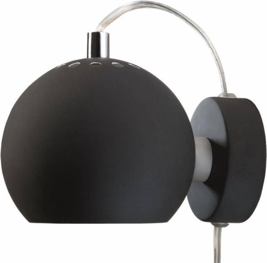 Frandsen Ball magnet wall lamp in matt black online kopen