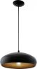 Eglo Landelijke hanglamp Mogano 1 40cm zwart met roodkoper 94605 online kopen