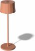 KS Verlichting Oplaadbare LED Tafellamp Lido Perzik Oranje online kopen