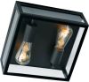 KS Verlichting Plafondlamp Stanford plafonniere E27 fitting Zwart wandlamp IP43 online kopen
