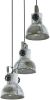 EGLO hanglamp Barnstaple 3 lichts bruin/zwart/grijs Leen Bakker online kopen
