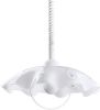 Eglo Hanglamp Vetro gegolfd wit met kristalletjes 96072 online kopen