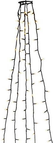 KONSTSMIDE Led boomverlichting Ledlichtsnoer met ring voor binnen, voor kerstboom, 5 strengen à 40 dioden, voorgemonteerd, 200 amberkleurige dioden, binnentransformator, donkergroene kabel online kopen