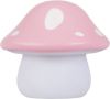 Merkloos A Little Lovely Company Nachtlamp Paddenstoel Junior 11 Cm Pvc Roze online kopen