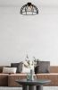 Lucide Dikra plafondlamp 50cm 1x E27 zwart online kopen