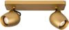 Lucide Preston Plafondspot Led Dim To Warm Gu10 2x5w 2200k/3000k Mat Goud/Messing online kopen
