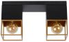 Lucide plafonnière Rixt zwart 32x10x18 cm Leen Bakker online kopen