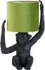 Light & Living Tafellamp Monkey Zwart/Olijf Groen 33x24x51 cm online kopen