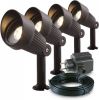 Garden Lights Tuin spotlights Focus aluminium 4 st 3151014 online kopen