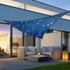 Huismerk Premium Schaduwdoek Met 100 LED Lichtjes Blauw 3, 6 x 3, 6 x 3, 6 online kopen