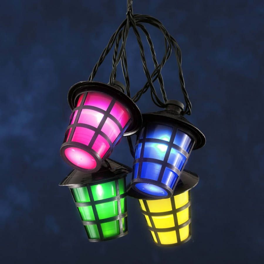 KONSTSMIDE Led lichtsnoer Ledlampion lichtsnoer, 40 kleurrijke lantaarns, 40 koudwitte dioden(1 stuk ) online kopen