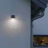 Konstsmide Buitenlamp 'Monza Cube' Wandlamp, PowerLED 1 x 6W / 230V, kleur Antraciet online kopen