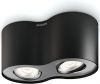Philips myLiving LED spotlight Phase 2x4, 5 W zwart 533023016 online kopen