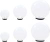 VidaXL 6 delige LED bollampenset rond 20/30/40 cm PMMA online kopen