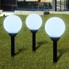VidaXL Buitenverlichting op zonne energie(balvormig)LED 20 cm(3 st ) online kopen