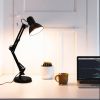 VidaXL Bureaulamp met verstelbare arm E27 zwart online kopen