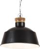 VidaXL Hanglamp industrieel E27 32 cm zwart online kopen