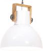 VidaXL Hanglamp industrieel rond 25 W E27 40 cm wit online kopen