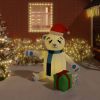 VidaXL Kerstbeer Met Led&apos, s Opblaasbaar 180 Cm online kopen