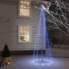VidaXL Kerstboom met grondpin 310 LED's blauw 300 cm online kopen