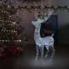 VidaXL Kerstdecoratie Rendier 250 Led&apos, s Koudwit 180 Cm Acryl online kopen