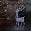 VidaXL Kerstdecoratie Rendier 250 Led&apos, s Meerkleurig 180 Cm Acryl online kopen