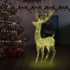 VidaXL Kerstdecoratie Rendier 250 Led&apos, s Warmwit 180 Cm Acryl online kopen