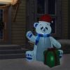 VidaXL Kerstfiguur ijsbeer opblaasbaar LED binnen en buiten 1, 8 online kopen