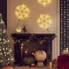 VidaXL Kerstfiguur Sneeuwvlok Met Led&apos, s 3 St 38x37 Cm Warmwit online kopen