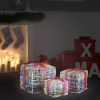VidaXL Kerstverlichting Geschenkdozen 3 St Decoratief Acryl Kleurrijk online kopen