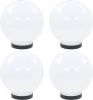 VidaXL LED bollampen 4 st rond 20 cm PMMA online kopen