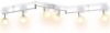 VidaXL Plafondlamp met 6 lampenkappen G9 chroom online kopen