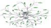 VidaXL Plafondlamp Met Acryl Kristallen Bladarmen Voor 5xe14 Groen online kopen