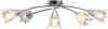 VidaXL Plafondlamp Met Glazen Tulpvormige Kappen 5xe14 Transparant online kopen