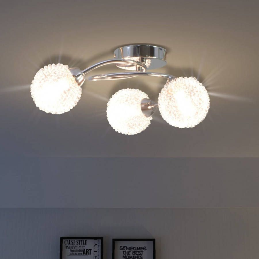 VidaXL Plafondlamp voor 3 G9 gloeilampen 120 W online kopen