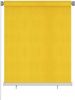 VidaXL Rolgordijn voor buiten 120x140 cm HDPE geel online kopen