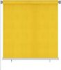 VidaXL Rolgordijn voor buiten 140x140 cm HDPE geel online kopen