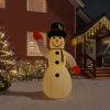 VidaXL Sneeuwpop Opblaasbaar Met Led&apos, s 370 Cm online kopen