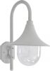 VidaXL Tuin wandlamp E27 42 cm aluminium wit online kopen