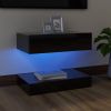 VidaXL Tv meubel met LED verlichting 60x35 cm hoogglans zwart online kopen