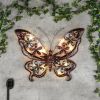 Huismerk LED Solar Wandlamp Vlinder 66 x 50 cm online kopen