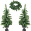 Huismerk Premium Kerstbomen En Kerstkrans LED 3 Delig online kopen