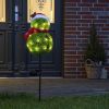 Huismerk Premium Solar Sneeuwpop Op Stok 15 x 15 x 80 cm online kopen