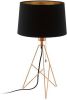 EGLO Tafellamp CAMPORALE 56 cm koperkleurig en zwart 39178 online kopen